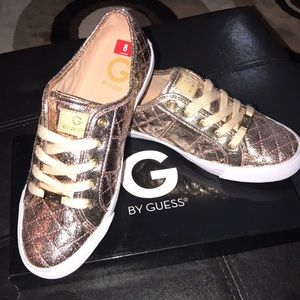 guess sneakers rose gold